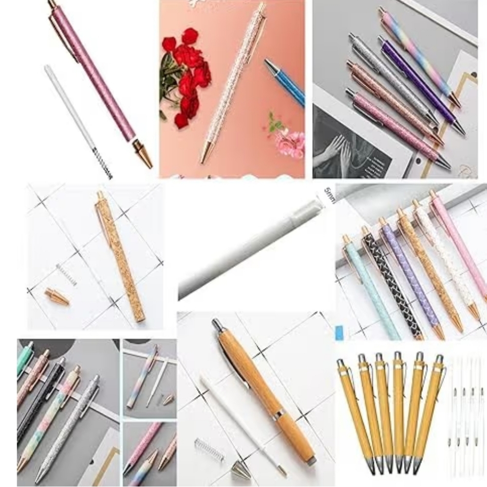 Ballpoint Pen Refills Retractable 3.86" Black Ink (2) - Picture 2 of 2